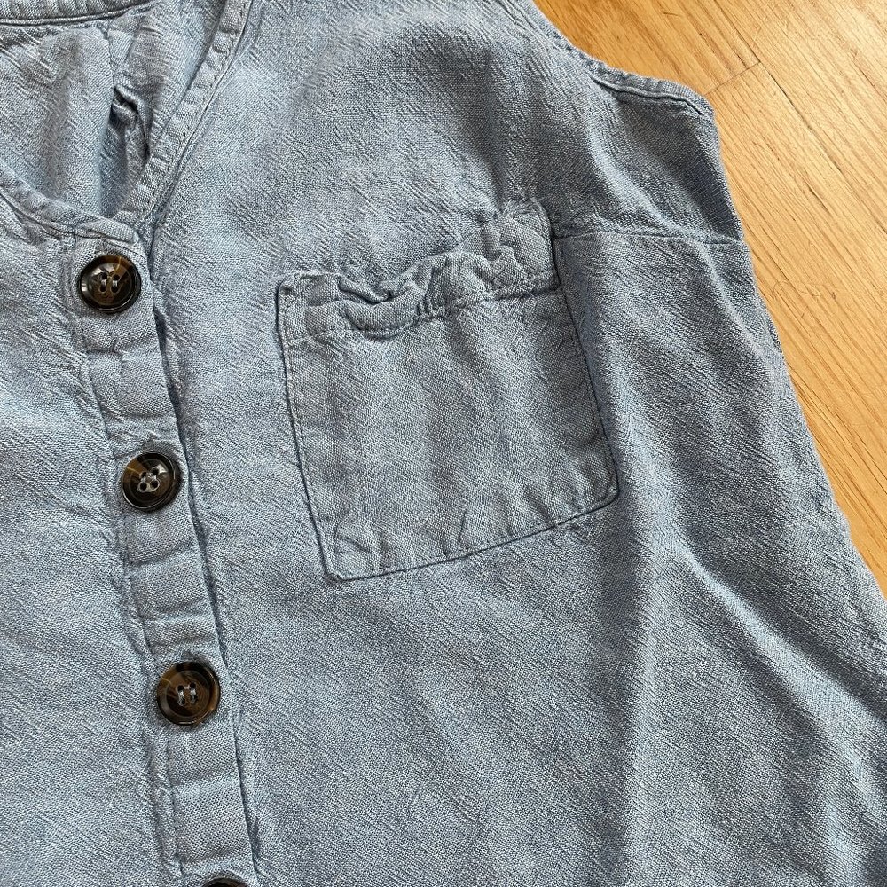 Mudd Button Down Top - Picture 3 of 5